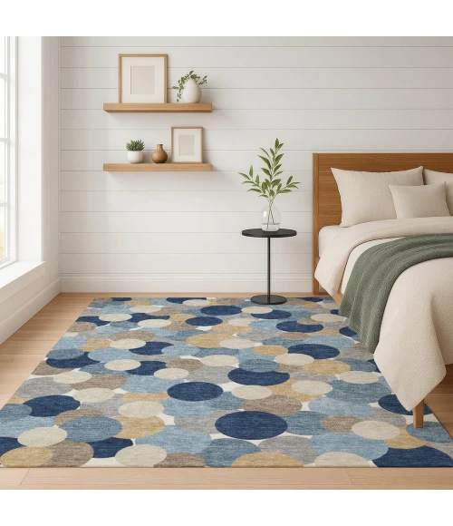 Addison Rugs Chantille Blue ACN2450 5ft. x 7ft.6in. Rect. Rug