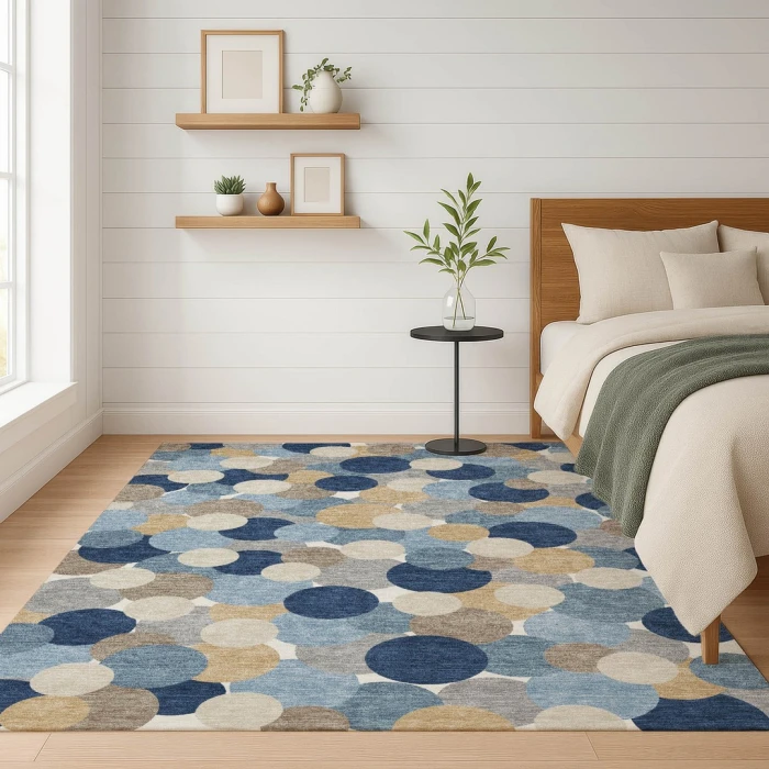Addison Rugs Chantille Blue ACN2450 9ft. x 12ft. Rect. Rug