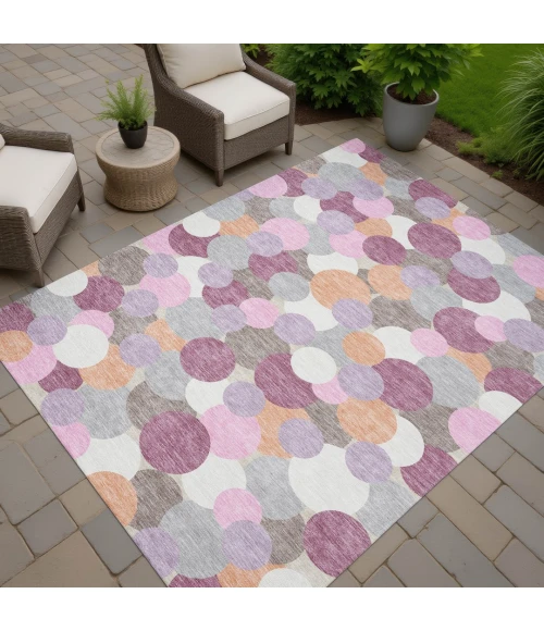 Addison Rugs Chantille Pink ACN2450 9ft. x 12ft. Rect. Rug