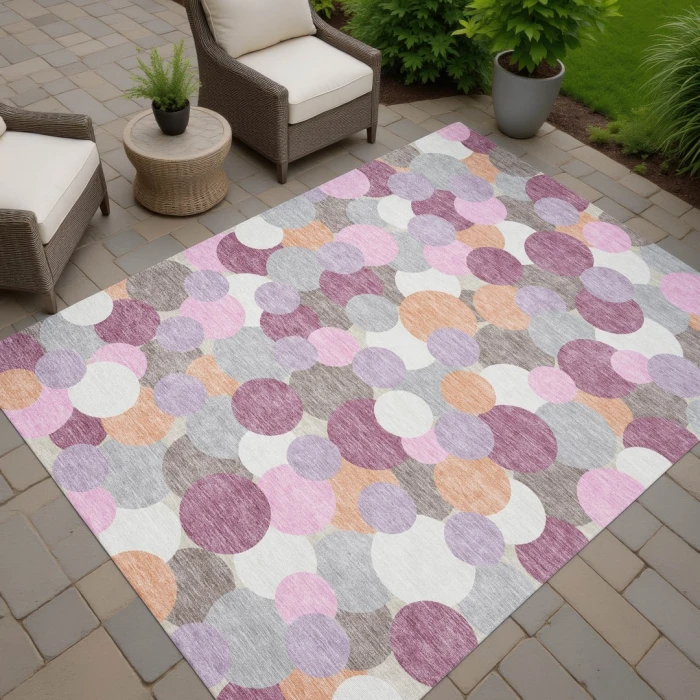 Addison Rugs Chantille Pink ACN2450 9ft. x 12ft. Rect. Rug