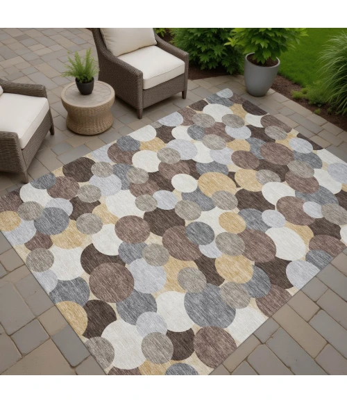 Addison Rugs Chantille Brown ACN2450 9ft. x 12ft. Rect. Rug