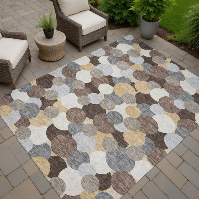 Addison Rugs Chantille Brown ACN2450 9ft. x 12ft. Rect. Rug