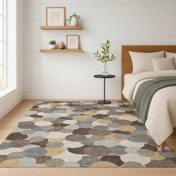Addison Rugs Chantille Brown ACN2450 9ft. x 12ft. Rect. Rug