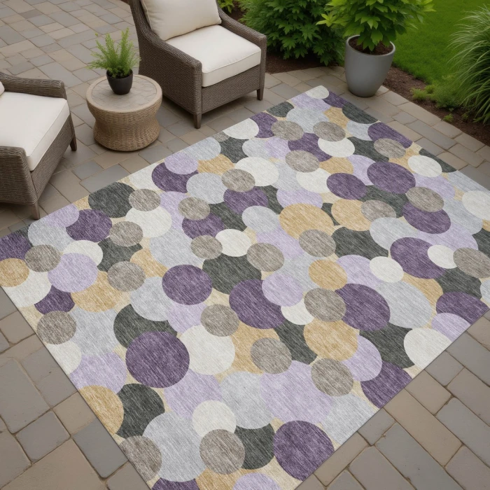 Addison Rugs Chantille Purple ACN2450 9ft. x 12ft. Rect. Rug