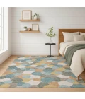 Addison Rugs Chantille Teal ACN2450 9ft. x 12ft. Rect. Rug