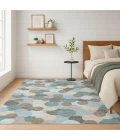 Addison Rugs Chantille Teal ACN2450 9ft. x 12ft. Rect. Rug