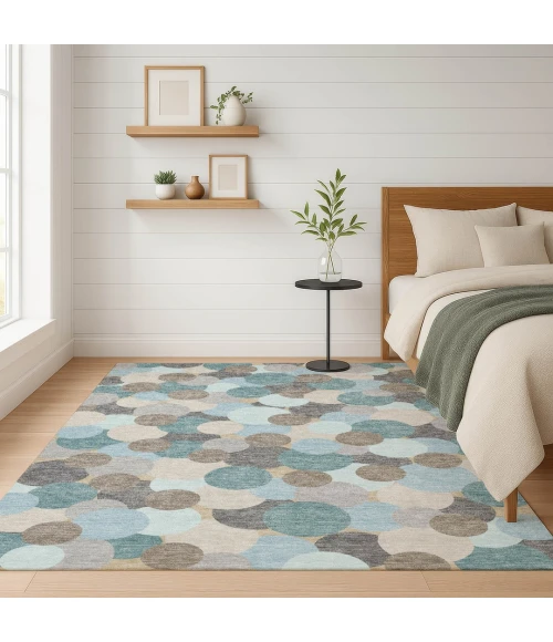 Addison Rugs Chantille Teal ACN2450 9ft. x 12ft. Rect. Rug
