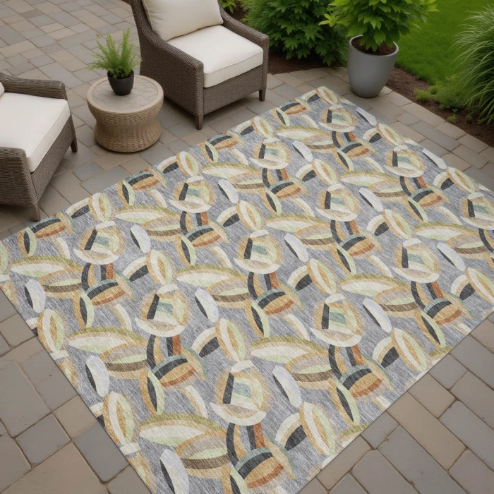 Addison Rugs Chantille Gray ACN2454 9ft. x 12ft. Rect. Rug