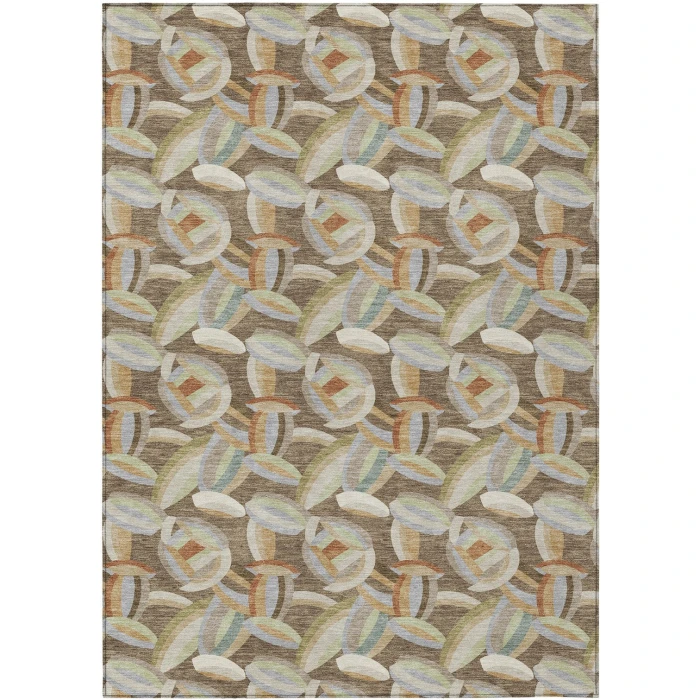 Addison Rugs Chantille Brown ACN2454 5ft. x 7ft.6in. Rect. Rug