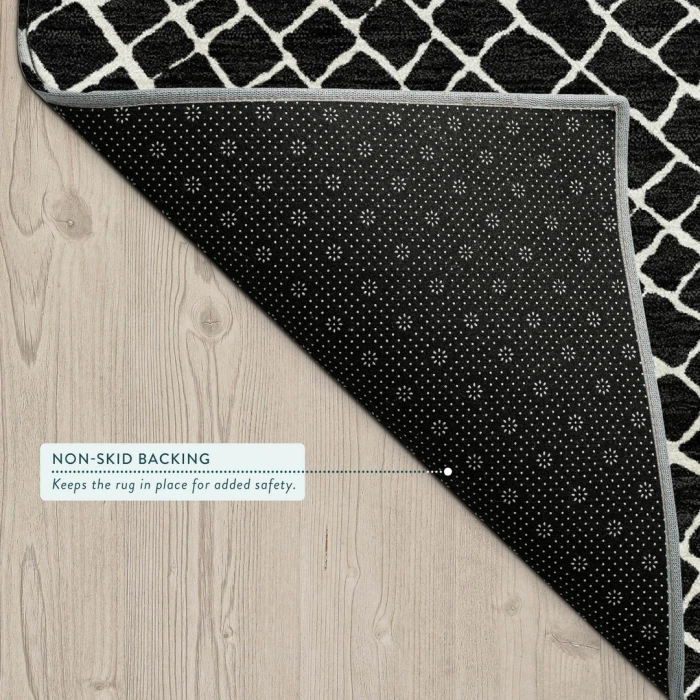 Addison Rugs Chantille Black ACN2455 5ft. x 7ft.6in. Rect. Rug