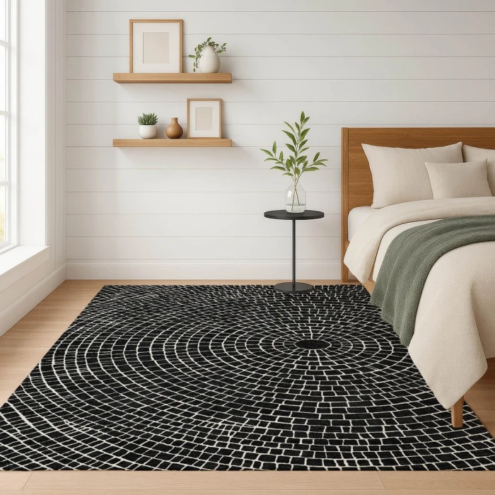 Addison Rugs Chantille Black ACN2455 5ft. x 7ft.6in. Rect. Rug