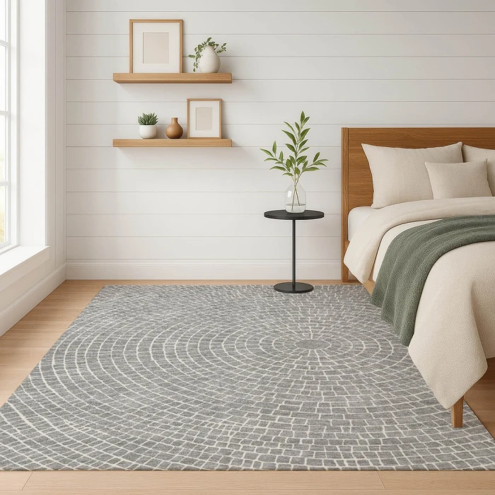 Addison Rugs Chantille Gray ACN2455 9ft. x 12ft. Rect. Rug