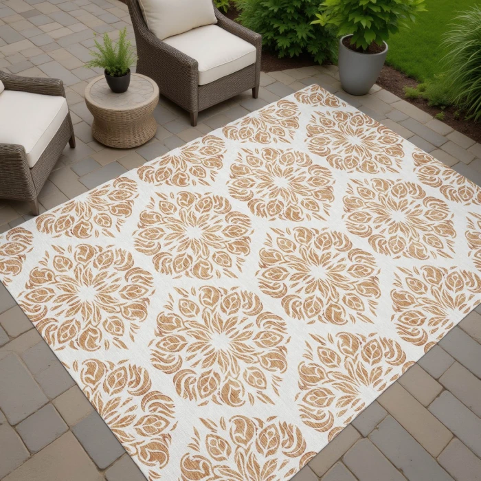 Addison Rugs Chantille Orange ACN2456 5ft. x 7ft.6in. Rect. Rug