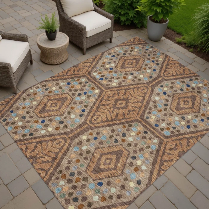 Addison Rugs Chantille Orange ACN2457 5ft. x 7ft.6in. Rect. Rug