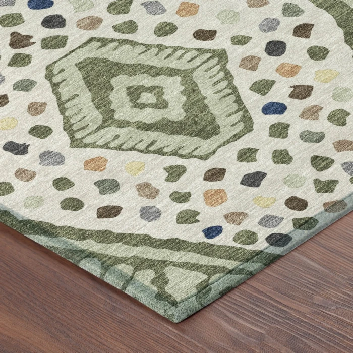 Addison Rugs Chantille Green ACN2457 9ft. x 12ft. Rect. Rug
