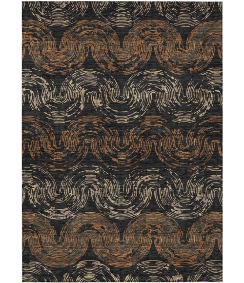 Addison Rugs Chantille Black ACN2461 9ft. x 12ft. Rect. Rug