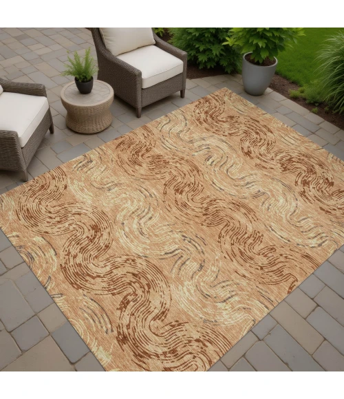 Addison Rugs Chantille Orange ACN2461 9ft. x 12ft. Rect. Rug