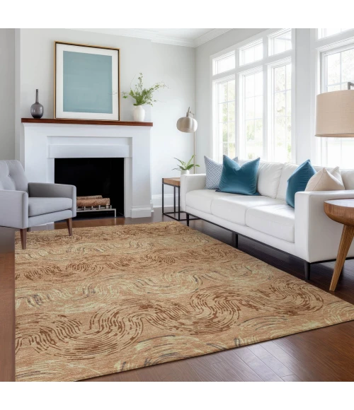 Addison Rugs Chantille Orange ACN2461 9ft. x 12ft. Rect. Rug