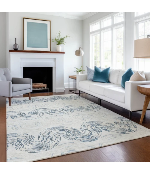Addison Rugs Chantille Ivory ACN2461 9ft. x 12ft. Rect. Rug