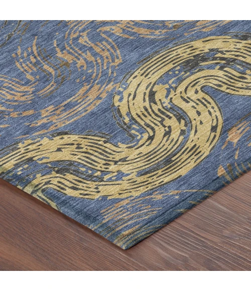 Addison Rugs Chantille Blue ACN2461 9ft. x 12ft. Rect. Rug