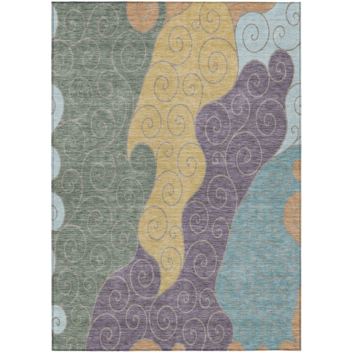 Addison Rugs Chantille Green ACN2464 8ft. x 10ft. Rect. Rug