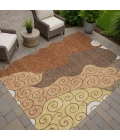 Addison Rugs Chantille Orange ACN2464 9ft. x 12ft. Rect. Rug