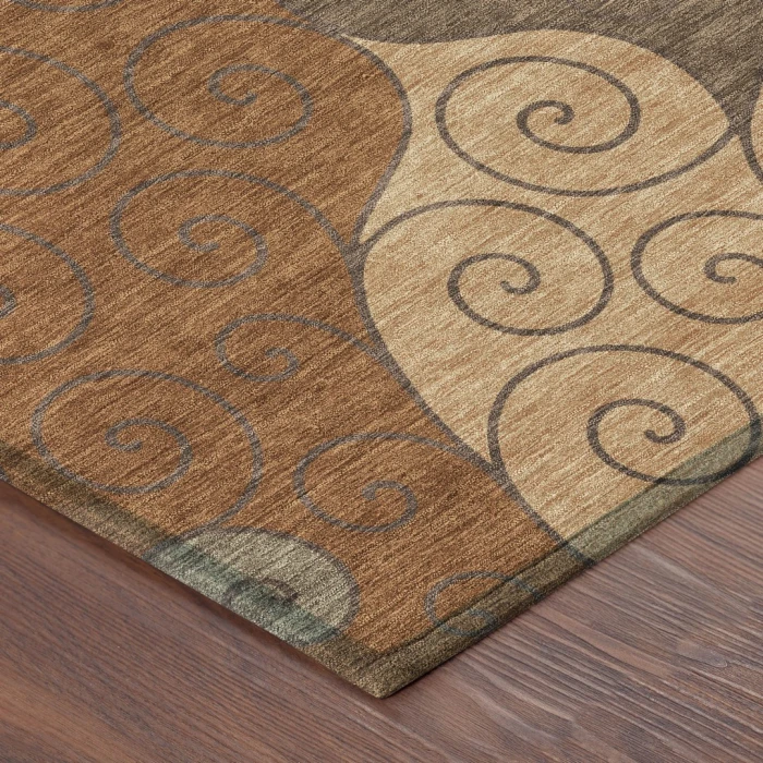 Addison Rugs Chantille Orange ACN2464 9ft. x 12ft. Rect. Rug