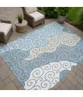 Addison Rugs Chantille Blue ACN2464 5ft. x 7ft.6in. Rect. Rug