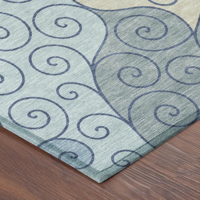 Addison Rugs Chantille Blue ACN2464 5ft. x 7ft.6in. Rect. Rug