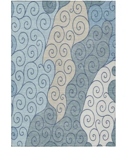 Addison Rugs Chantille Blue ACN2464 8ft. x 10ft. Rect. Rug