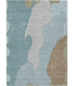 Addison Rugs Chantille Teal ACN2464 8ft. x 10ft. Rect. Rug