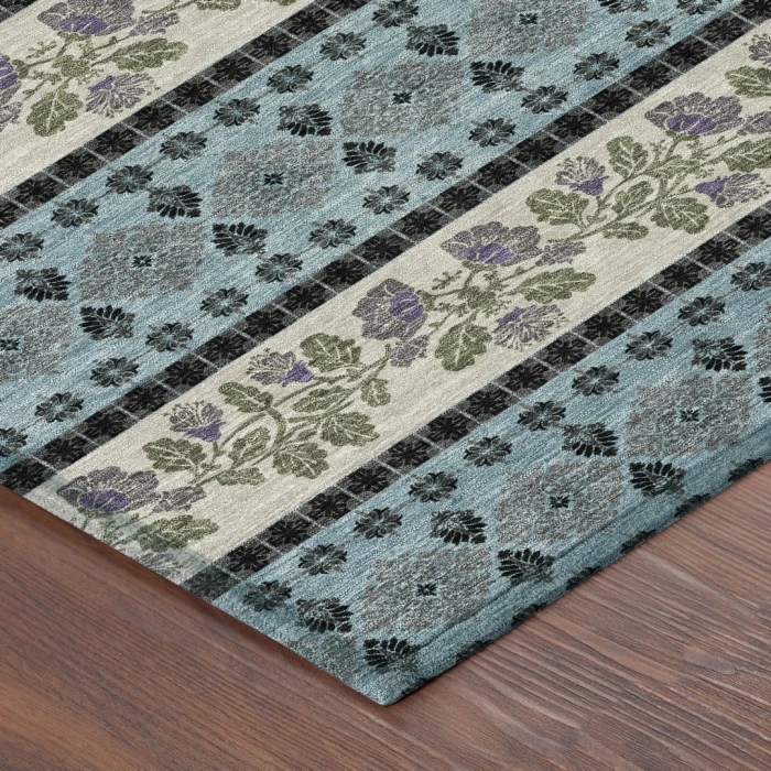 Addison Rugs Chantille Teal ACN2465 5ft. x 7ft.6in. Rect. Rug