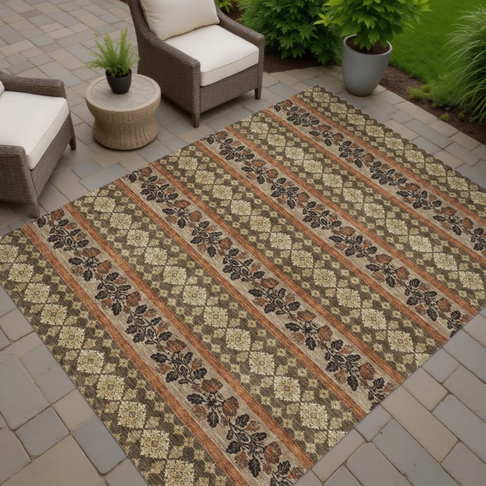 Addison Rugs Chantille Brown ACN2465 8ft. x 10ft. Rect. Rug