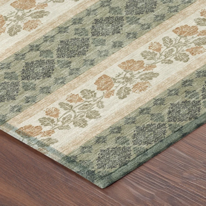Addison Rugs Chantille Green ACN2465 9ft. x 12ft. Rect. Rug