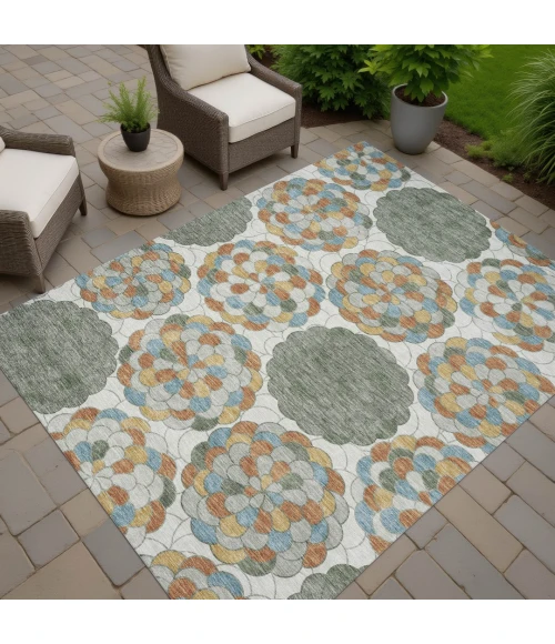 Addison Rugs Chantille Green ACN2466 8ft. x 10ft. Rect. Rug