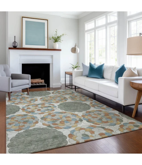 Addison Rugs Chantille Green ACN2466 8ft. x 10ft. Rect. Rug