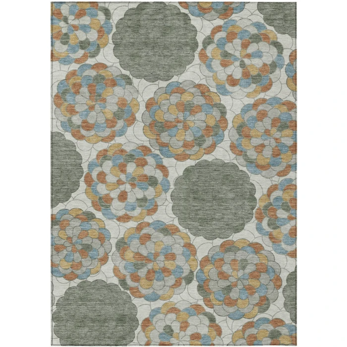 Addison Rugs Chantille Green ACN2466 9ft. x 12ft. Rect. Rug