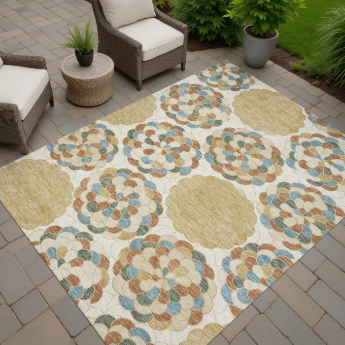 Addison Rugs Chantille Brown ACN2466 9ft. x 12ft. Rect. Rug