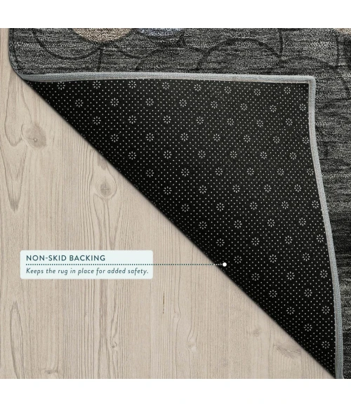 Addison Rugs Chantille Black ACN2466 5ft. x 7ft.6in. Rect. Rug