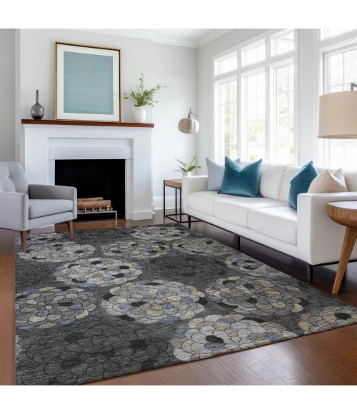 Addison Rugs Chantille Black ACN2466 5ft. x 7ft.6in. Rect. Rug