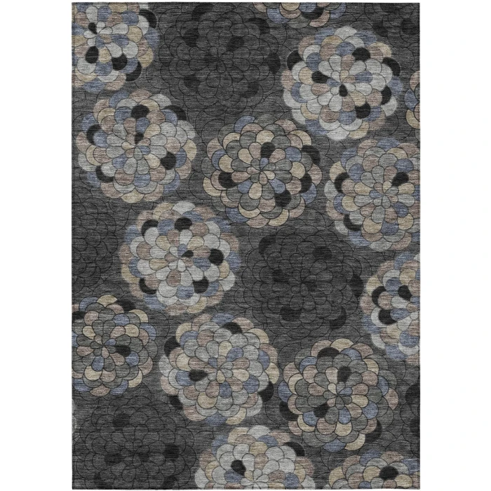 Addison Rugs Chantille Black ACN2466 8ft. x 10ft. Rect. Rug