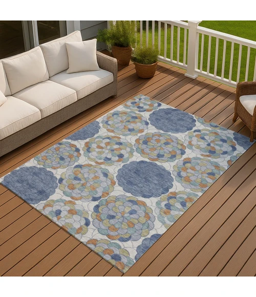 Addison Rugs Chantille Blue ACN2466 9ft. x 12ft. Rect. Rug
