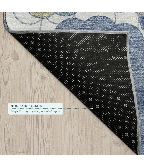 Addison Rugs Chantille Blue ACN2466 9ft. x 12ft. Rect. Rug