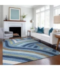 Addison Rugs Chantille Blue ACN2467 5ft. x 7ft.6in. Rect. Rug
