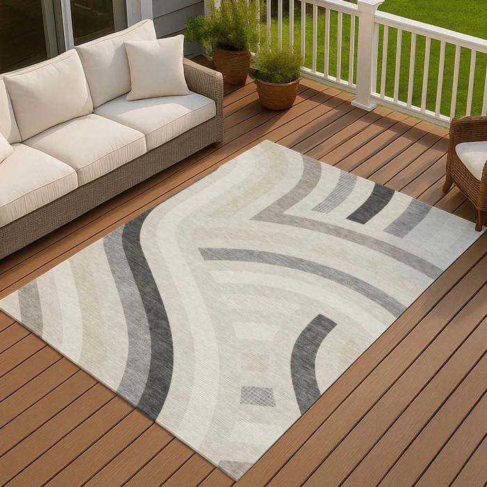 Addison Rugs Chantille Ivory ACN2467 8ft. x 10ft. Rect. Rug
