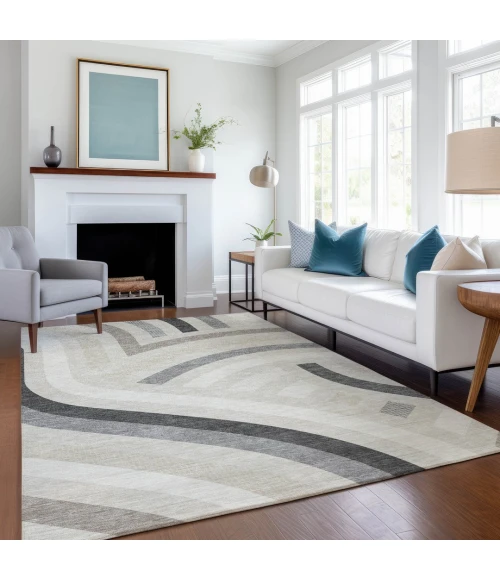 Addison Rugs Chantille Ivory ACN2467 5ft. x 7ft.6in. Rect. Rug