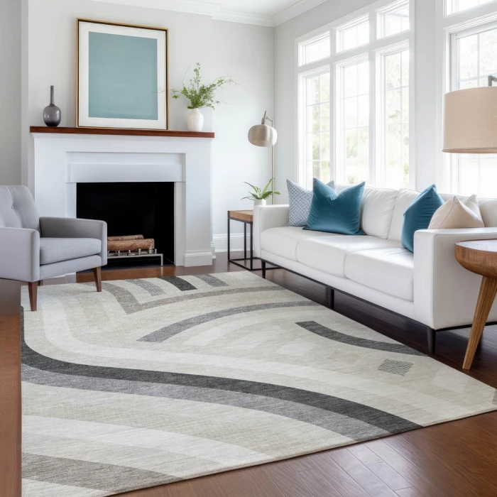 Addison Rugs Chantille Ivory ACN2467 8ft. x 10ft. Rect. Rug