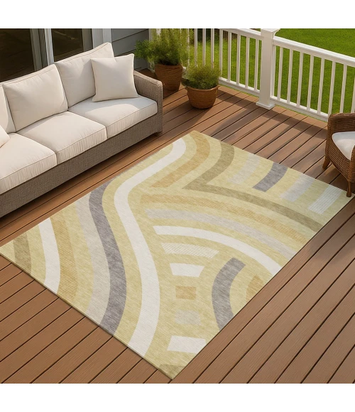 Addison Rugs Chantille Gold ACN2467 5ft. x 7ft.6in. Rect. Rug