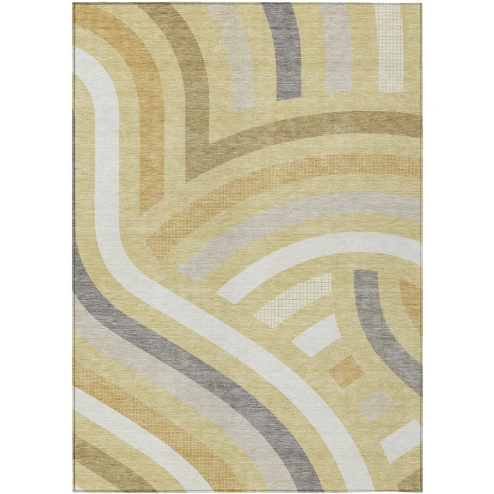 Addison Rugs Chantille Gold ACN2467 8ft. x 10ft. Rect. Rug