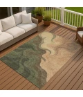 Addison Rugs Chantille Green ACN2468 9ft. x 12ft. Rect. Rug